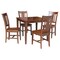 International Concepts 36 in. x 36 in. Dining Table with 4 San Remo SplatBack Chairs - 5 Piece Dining Set K581-3636-C10-4 - alternate 3
